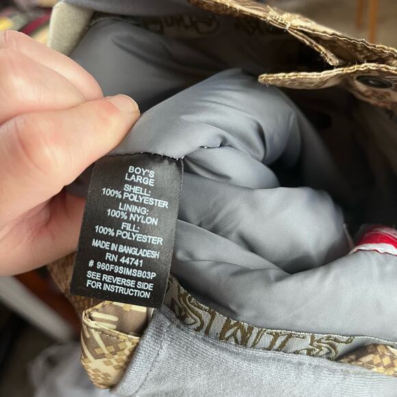 Sims Camo Snowboard Insulated Pants Boys Size Large Winter - Picture 13 of 13